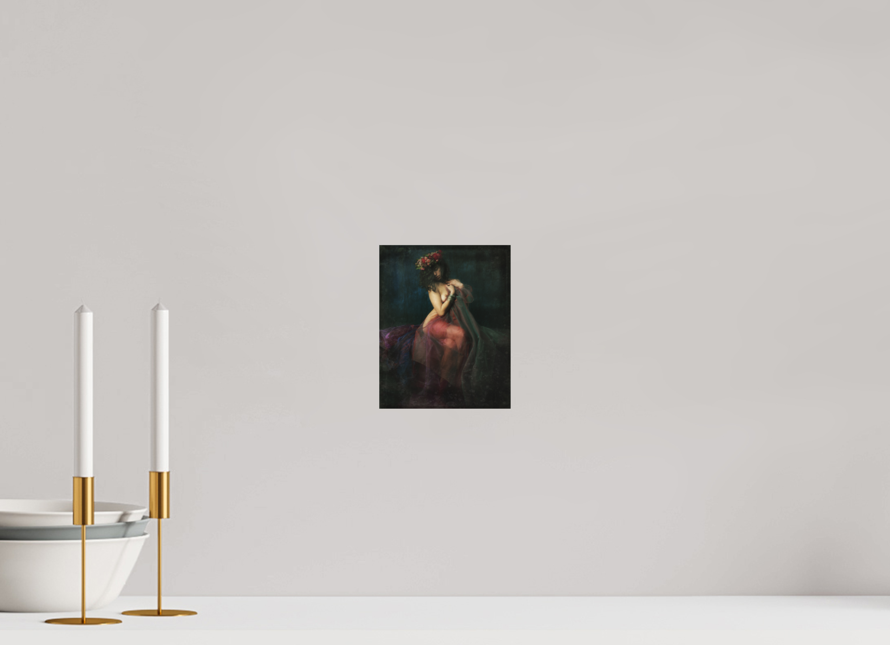 15 x 18,7 cm, Alu dibond papier rag Canson Art Portrait Elouise #6 on Alu Dibond Rag paper by artist Patrick Valla