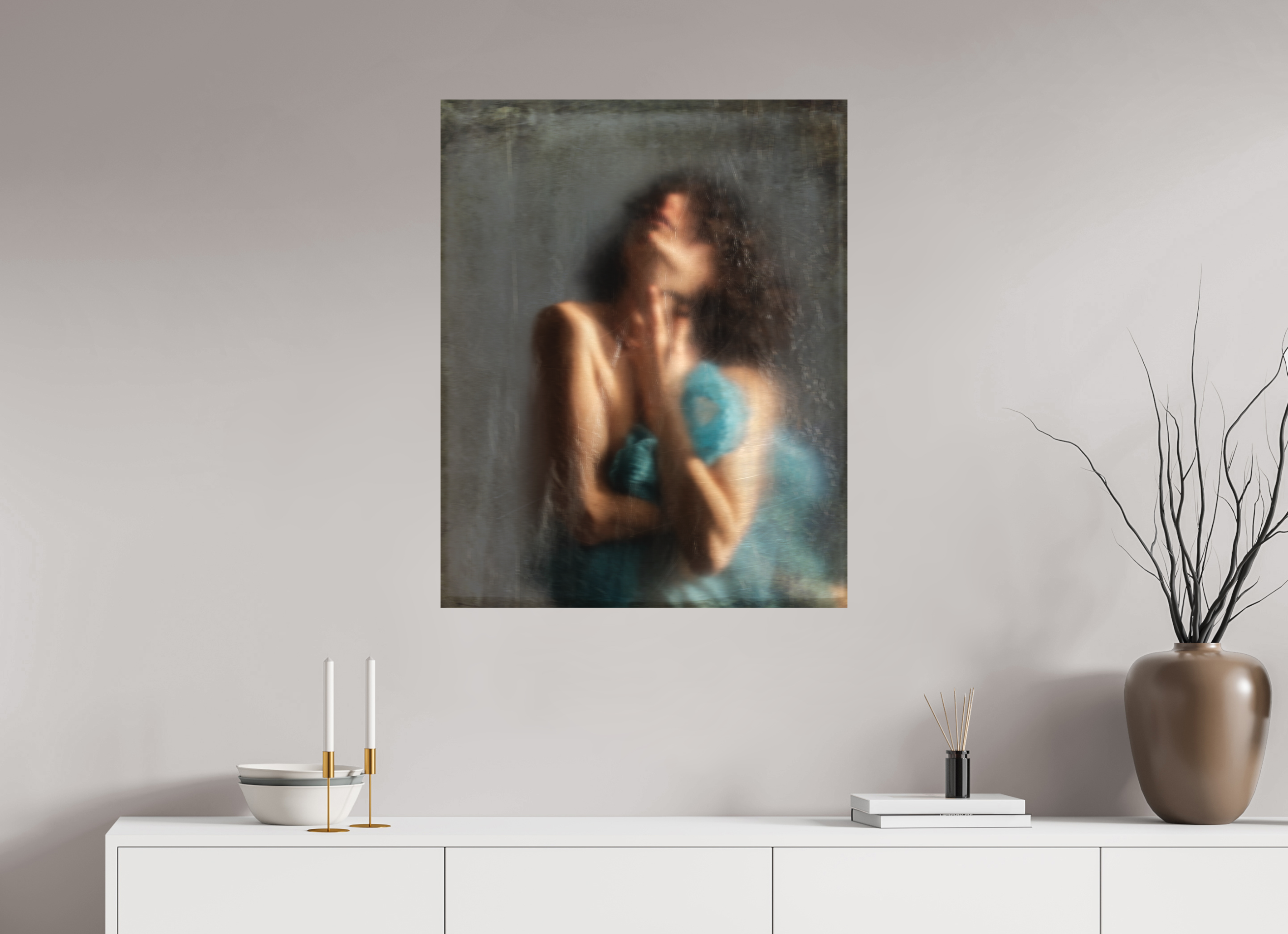 70 x 87,5 cm, Alu dibond papier rag Canson Art Portrait