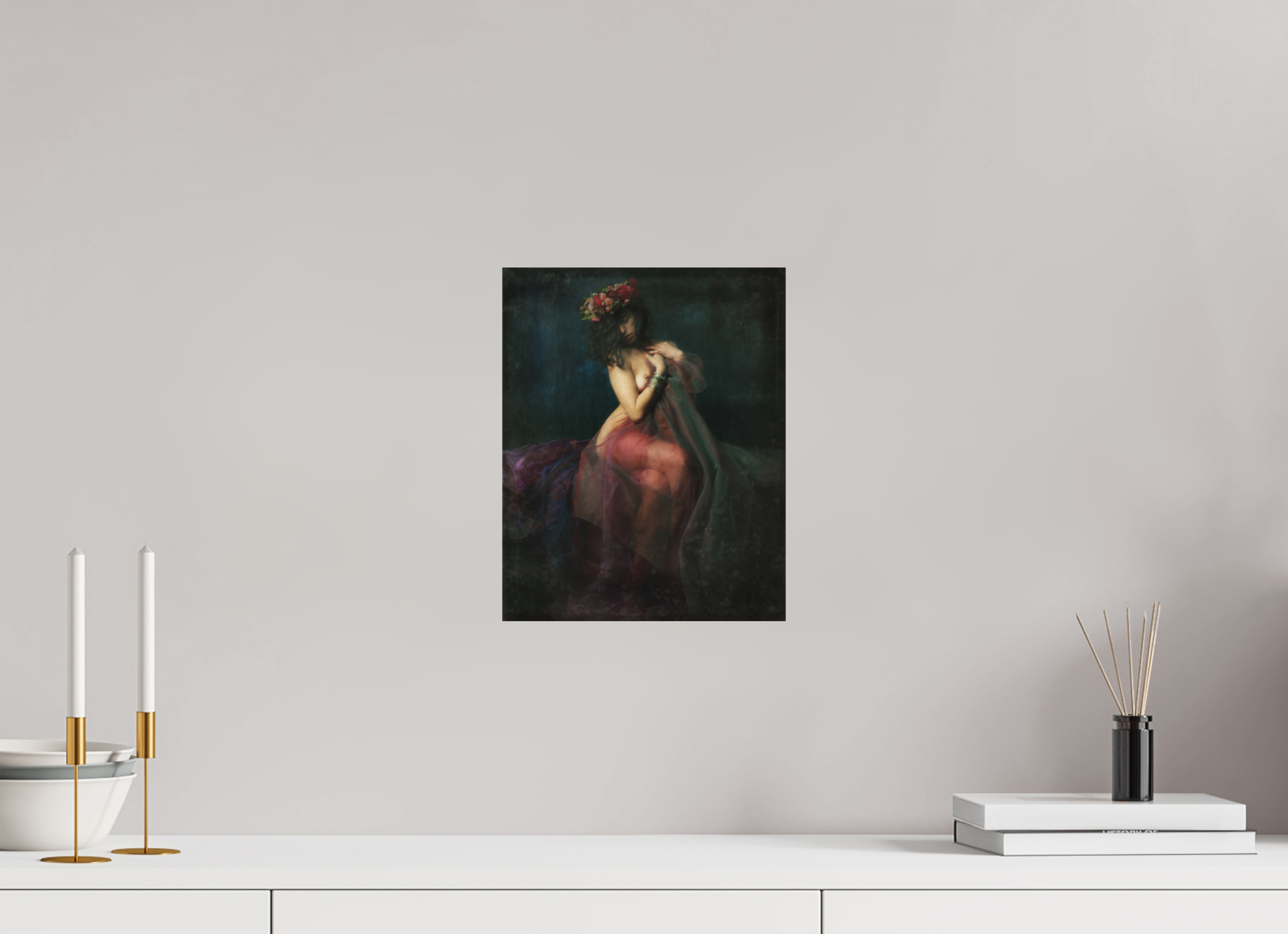 25 x 31,2 cm, Alu dibond papier rag Canson Art Portrait Elouise #6 on Alu Dibond Rag paper by artist Patrick Valla