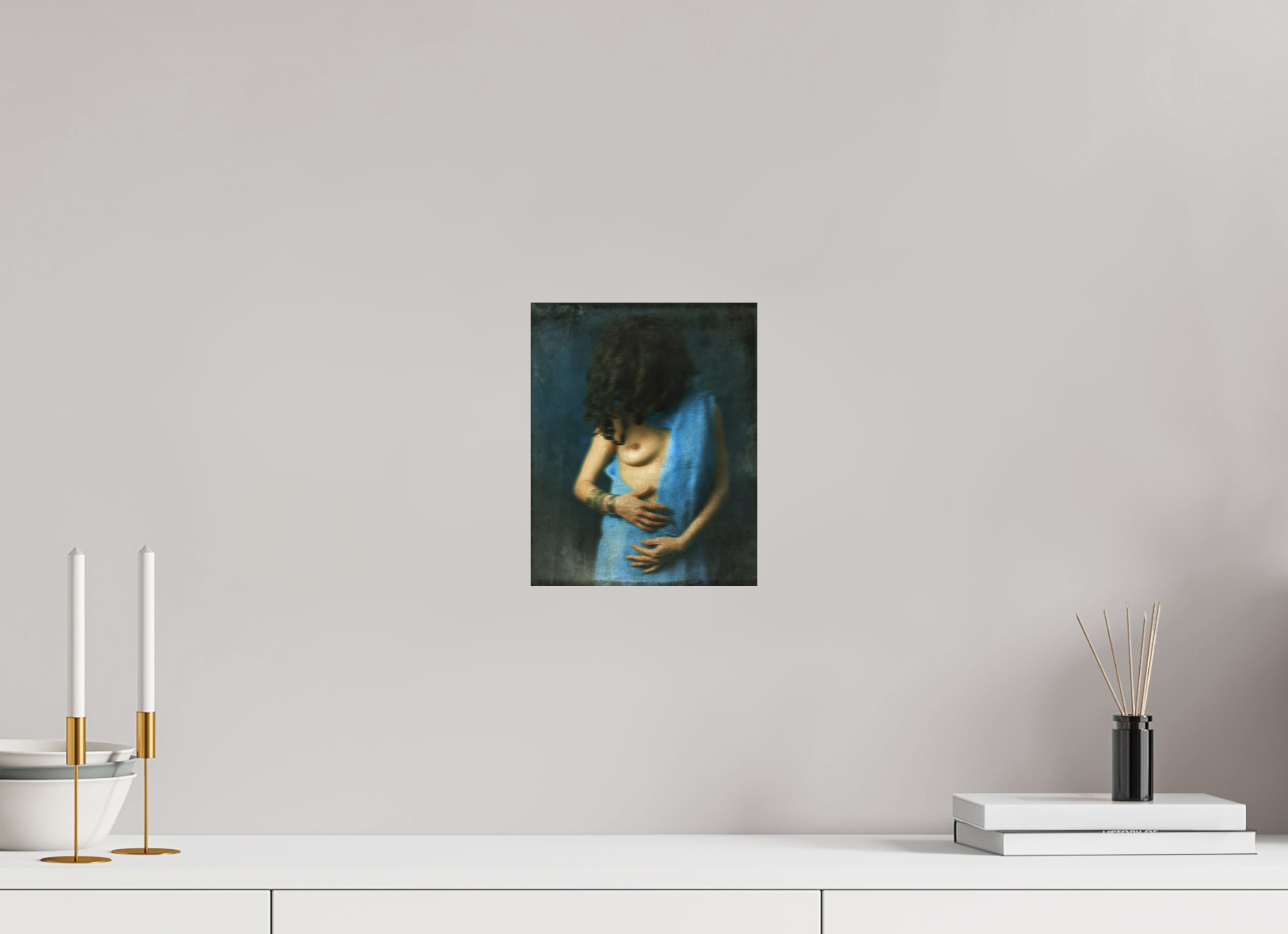 20 x 25 cm, Alu dibond papier rag Canson Elouise #5 hide portrait artiste Patrick Valla