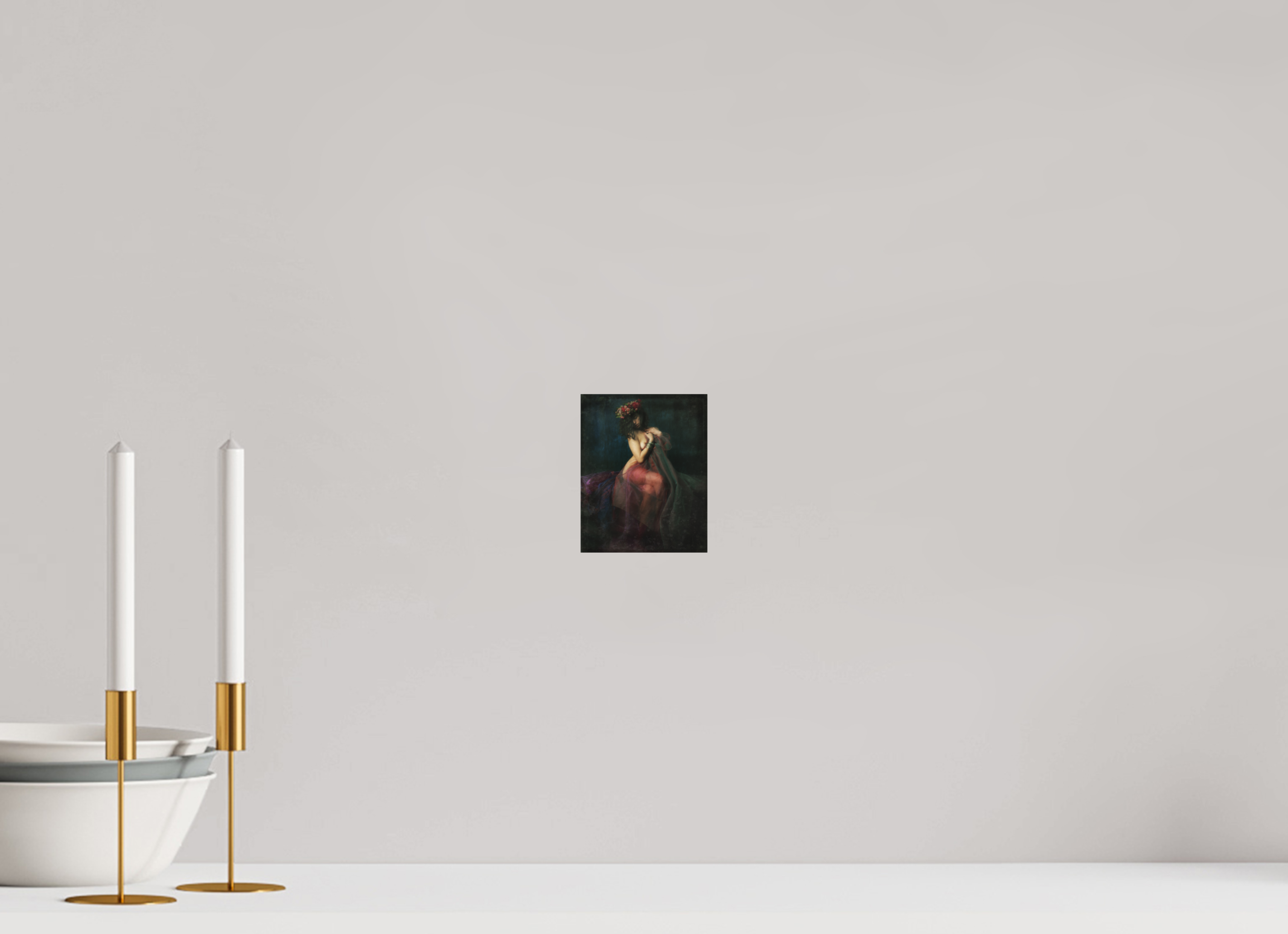 10 x 12,5 cm, Alu dibond papier rag Canson Art Portrait Elouise #6 on Alu Dibond Rag paper by artist Patrick Valla