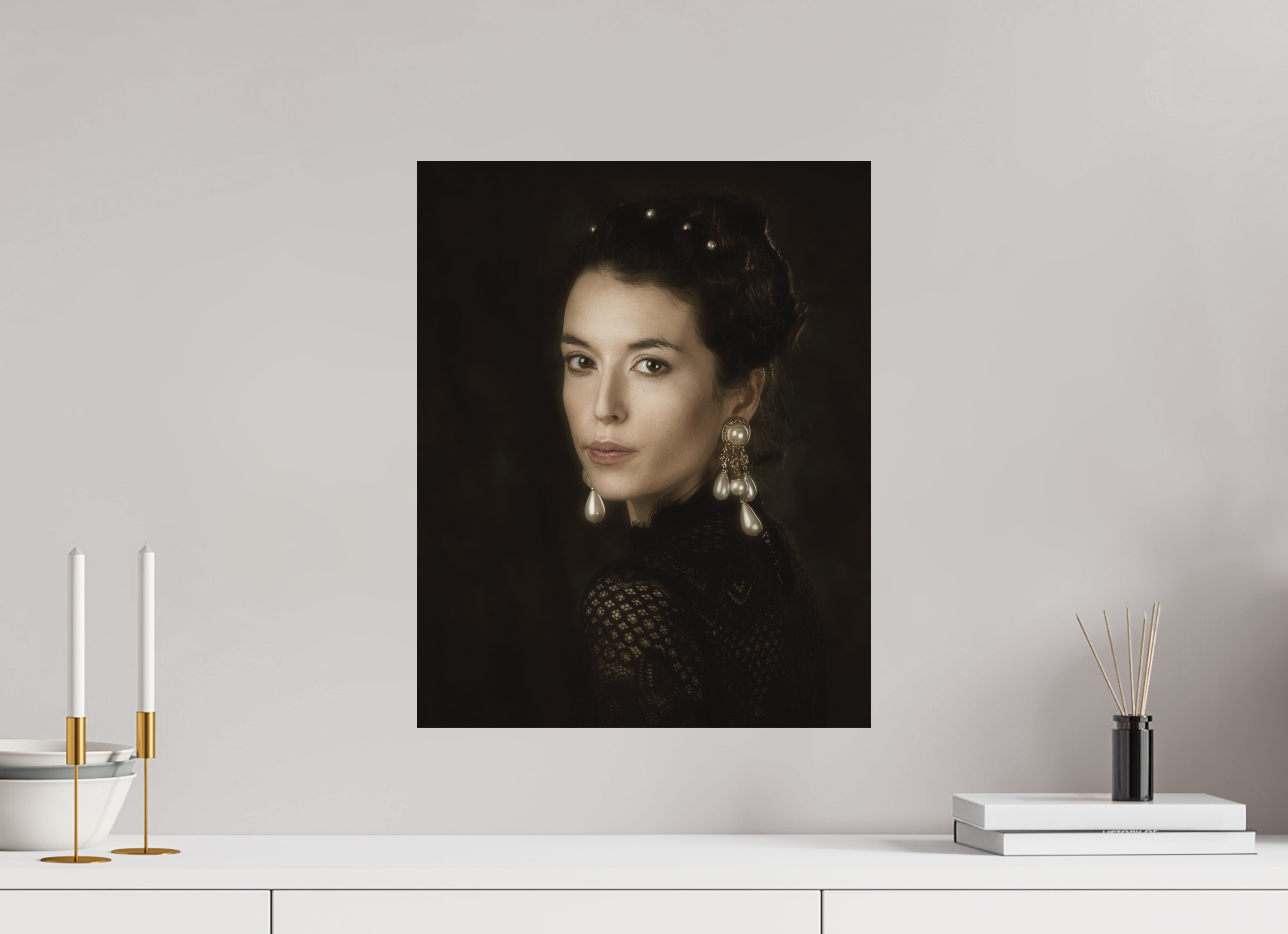 40 x 50 cm, Alu dibond papier rag Canson gn