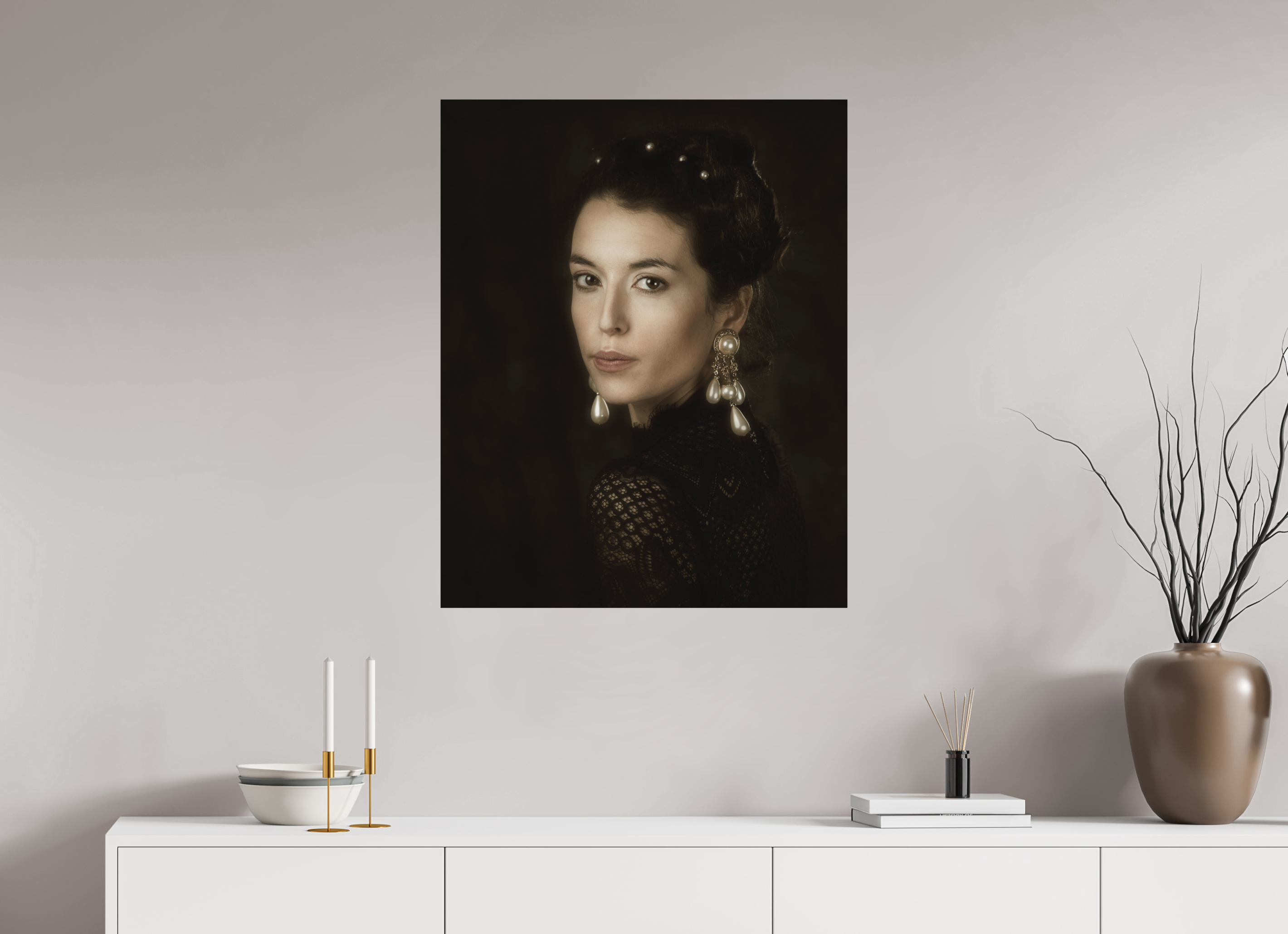 70 x 87,5 cm, Alu dibond papier rag Canson gn