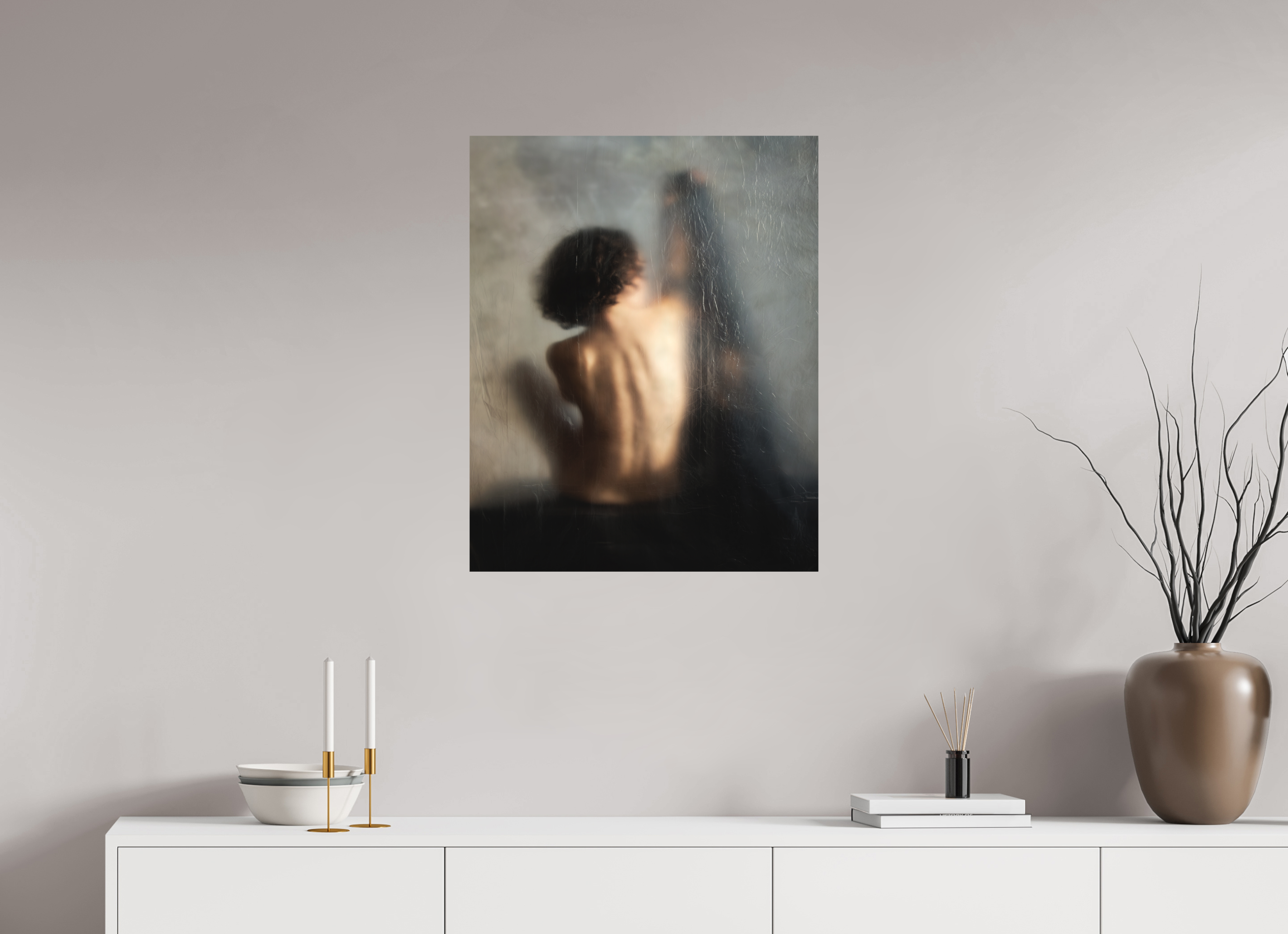 60 x 75 cm, Alu dibond papier rag Canson Art Portrait Photo