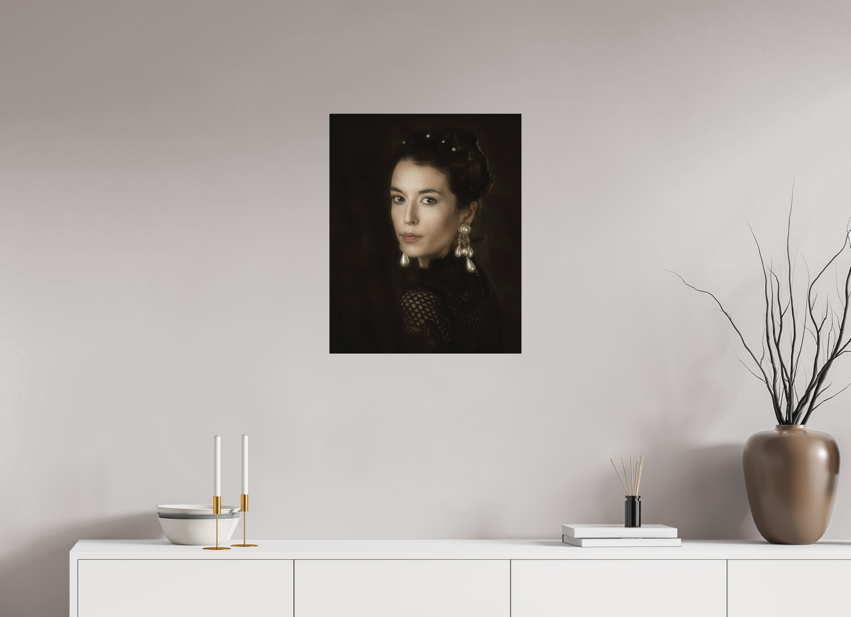 50 x 62,5 cm, Alu dibond papier rag Canson gn